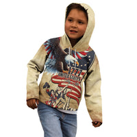 United States Flag Day Eagle 1777 Kid Hoodie Patriotic American Flag