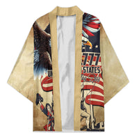 United States Flag Day Eagle 1777 Kimono Patriotic American Flag