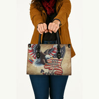 United States Flag Day Eagle 1777 Leather Bag Patriotic American Flag