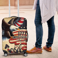 United States Flag Day Eagle 1777 Luggage Cover Patriotic American Flag