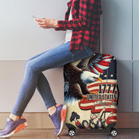 United States Flag Day Eagle 1777 Luggage Cover Patriotic American Flag
