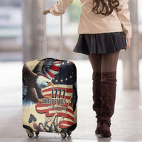 United States Flag Day Eagle 1777 Luggage Cover Patriotic American Flag