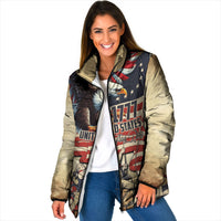 United States Flag Day Eagle 1777 Padded Jacket Patriotic American Flag