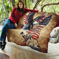 United States Flag Day Eagle 1777 Quilt Patriotic American Flag