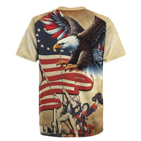 United States Flag Day Eagle 1777 Rugby Jersey Patriotic American Flag