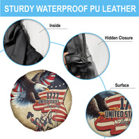 United States Flag Day Eagle 1777 Spare Tire Cover Patriotic American Flag