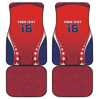Custom Costa Rica Football Car Mats Los Ticos Sporty Style - Wonder Print Shop