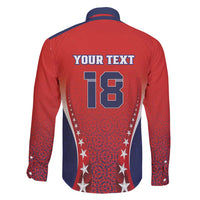 Custom Costa Rica Football Family Matching Mermaid Dress and Hawaiian Shirt Los Ticos Sporty Style - Wonder Print Shop