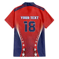 Custom Costa Rica Football Hawaiian Shirt Los Ticos Sporty Style - Wonder Print Shop