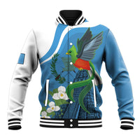 Guatemala Independence Day Baseball Jacket Guatemalan Quetzal Libre Crezca Fecundo - Wonder Print Shop
