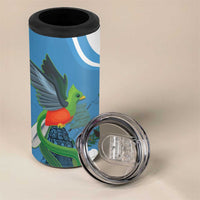 Guatemala Independence Day 4 in 1 Can Cooler Tumbler Guatemalan Quetzal Libre Crezca Fecundo - Wonder Print Shop