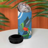 Guatemala Independence Day 4 in 1 Can Cooler Tumbler Guatemalan Quetzal Libre Crezca Fecundo - Wonder Print Shop