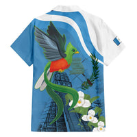 Guatemala Independence Day Family Matching Short Sleeve Bodycon Dress and Hawaiian Shirt Guatemalan Quetzal Libre Crezca Fecundo - Wonder Print Shop