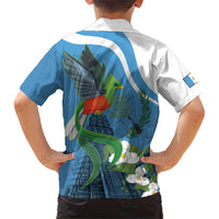 Guatemala Independence Day Hawaiian Shirt Guatemalan Quetzal Libre Crezca Fecundo - Wonder Print Shop