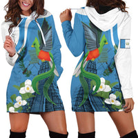 Guatemala Independence Day Hoodie Dress Guatemalan Quetzal Libre Crezca Fecundo - Wonder Print Shop