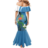 Guatemala Independence Day Mermaid Dress Guatemalan Quetzal Libre Crezca Fecundo - Wonder Print Shop