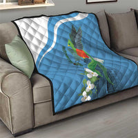 Guatemala Independence Day Quilt Guatemalan Quetzal Libre Crezca Fecundo - Wonder Print Shop