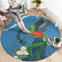 Guatemala Independence Day Round Carpet Guatemalan Quetzal Libre Crezca Fecundo - Wonder Print Shop
