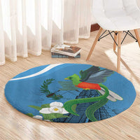 Guatemala Independence Day Round Carpet Guatemalan Quetzal Libre Crezca Fecundo - Wonder Print Shop