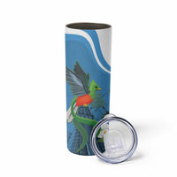 Guatemala Independence Day Skinny Tumbler Guatemalan Quetzal Libre Crezca Fecundo - Wonder Print Shop