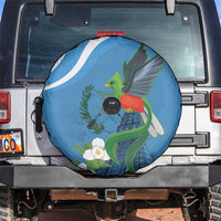 Guatemala Independence Day Spare Tire Cover Guatemalan Quetzal Libre Crezca Fecundo - Wonder Print Shop