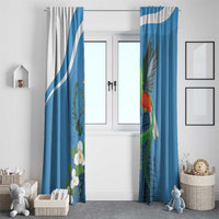 Guatemala Independence Day Window Curtain Guatemalan Quetzal Libre Crezca Fecundo - Wonder Print Shop