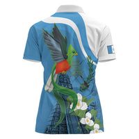 Guatemala Independence Day Women Polo Shirt Guatemalan Quetzal Libre Crezca Fecundo - Wonder Print Shop