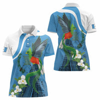 Guatemala Independence Day Women Polo Shirt Guatemalan Quetzal Libre Crezca Fecundo - Wonder Print Shop