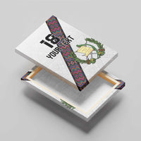 Custom Guatemala Football Canvas Wall Art Los Chapines White Version - Wonder Print Shop