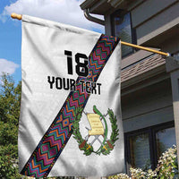 Custom Guatemala Football Garden Flag Los Chapines White Version - Wonder Print Shop