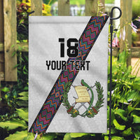 Custom Guatemala Football Garden Flag Los Chapines White Version - Wonder Print Shop