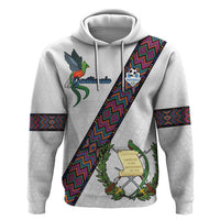 Custom Guatemala Football Hoodie Los Chapines White Version - Wonder Print Shop