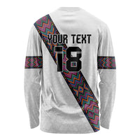 Custom Guatemala Football Long Sleeve Shirt Los Chapines White Version - Wonder Print Shop