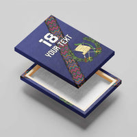 Custom Guatemala Football Canvas Wall Art Los Chapines Blue Version - Wonder Print Shop