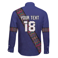 Custom Guatemala Football Family Matching Puletasi and Hawaiian Shirt Los Chapines Blue Version - Wonder Print Shop