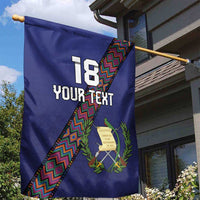 Custom Guatemala Football Garden Flag Los Chapines Blue Version - Wonder Print Shop