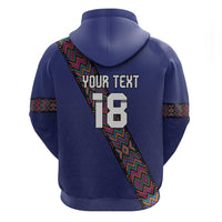 Custom Guatemala Football Hoodie Los Chapines Blue Version - Wonder Print Shop
