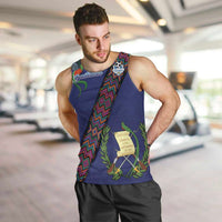 Custom Guatemala Football Men Tank Top Los Chapines Blue Version - Wonder Print Shop