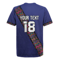 Custom Guatemala Football Rugby Jersey Los Chapines Blue Version - Wonder Print Shop