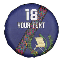 Custom Guatemala Football Spare Tire Cover Los Chapines Blue Version - Wonder Print Shop