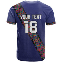 Custom Guatemala Football T Shirt Los Chapines Blue Version - Wonder Print Shop