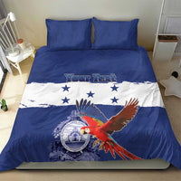 Honduras Independence Day Bedding Set Scarlet Macaw Flag Style - Wonder Print Shop