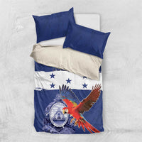 Honduras Independence Day Bedding Set Scarlet Macaw Flag Style - Wonder Print Shop