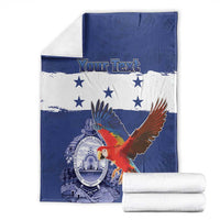 Honduras Independence Day Blanket Scarlet Macaw Flag Style - Wonder Print Shop