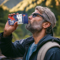 Honduras Independence Day 4 in 1 Can Cooler Tumbler Scarlet Macaw Flag Style - Wonder Print Shop