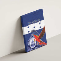 Honduras Independence Day Canvas Wall Art Scarlet Macaw Flag Style - Wonder Print Shop