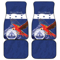 Honduras Independence Day Car Mats Scarlet Macaw Flag Style - Wonder Print Shop