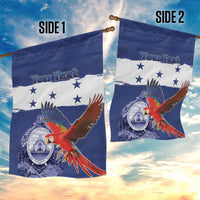 Honduras Independence Day Garden Flag Scarlet Macaw Flag Style - Wonder Print Shop