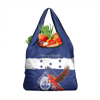 Honduras Independence Day Grocery Bag Scarlet Macaw Flag Style - Wonder Print Shop