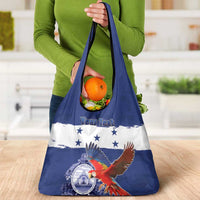 Honduras Independence Day Grocery Bag Scarlet Macaw Flag Style - Wonder Print Shop